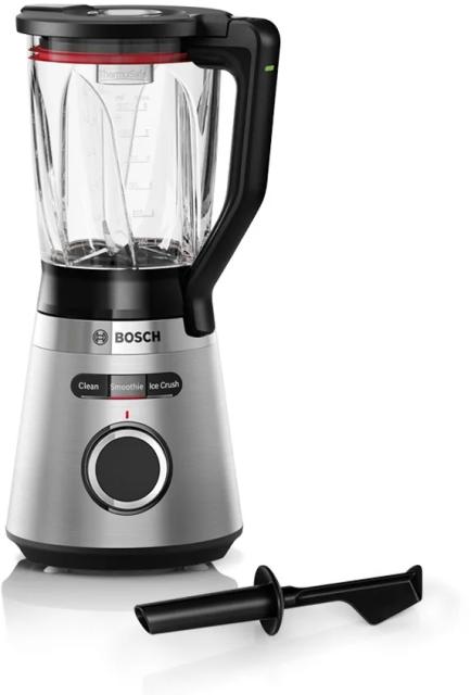 Блендер Bosch MMB6382M, VitaPower Blender, 1200 W, Glass blender jug 1.5l, Stepless, ProEdge stainless steel blades made in Solingen, Stainless steel