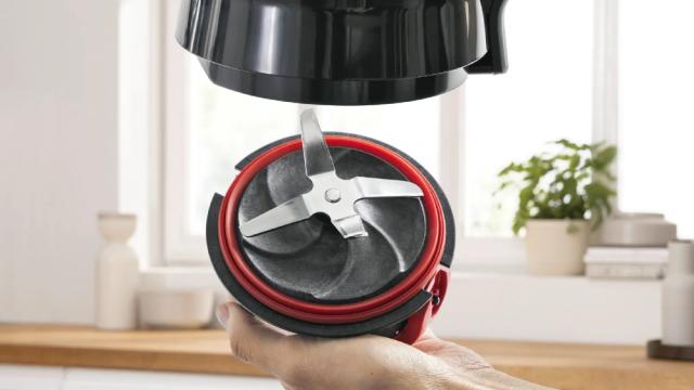 Блендер Bosch MMB6382M, VitaPower Blender, 1200 W, Glass blender jug 1.5l, Stepless, ProEdge stainless steel blades made in Solingen, Stainless steel