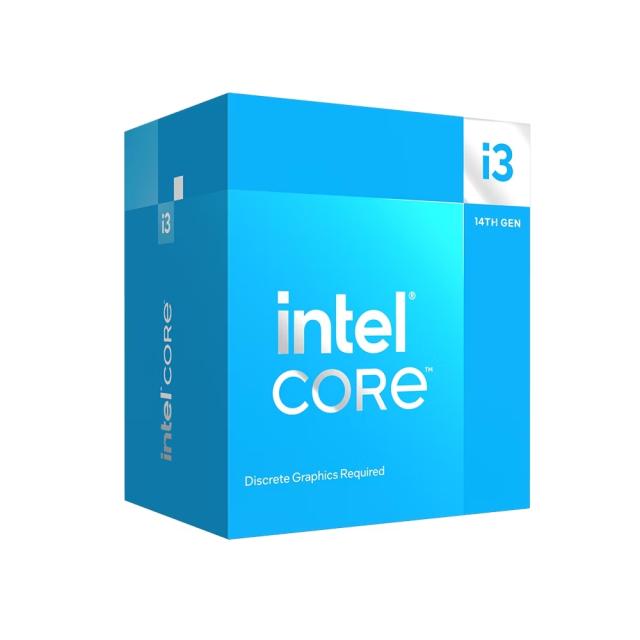 Процесор Intel Core i3-14100 4C (3.5 / 4.7GHz, 12MB Cache, 110W), LGA1700, с охлаждане