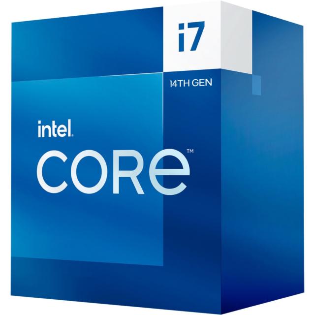 Процесор Intel Core i7-14700 20C (2.1 / 5.4GHz, 33MB Cache), 65W, LGA1700, с охлаждане