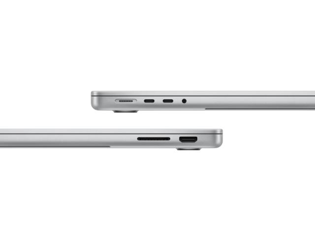 Лаптоп Apple MacBook Pro 14, 14.2", Apple M3 Pro 12C (3.05 - 4.05 GHz, 36 M), 18 ядра GPU Apple M3 Pro, 36GB, 1TB SSD, Silver
