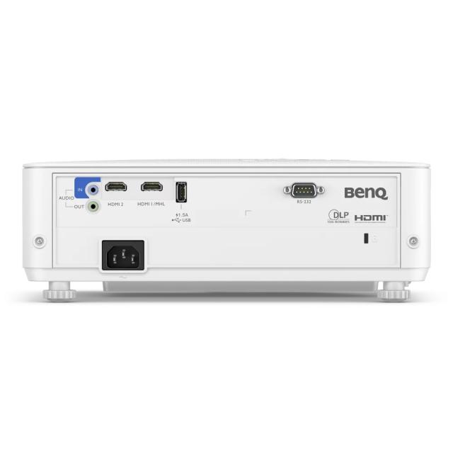 Мултимедиен проектор BenQ TH585p, Home Theater Projector, Low Input Lag Gaming Projector, DLP 1080p (1920x1080), 3500 AL, 10000:1, Zoom 1.1x, 95% Rec.709, 6 segment Color Wheel, Game Mode, 16ms, 3D, VGA, HDMI x2, Audio in/out, VGA out, Sp. 10W x1, La