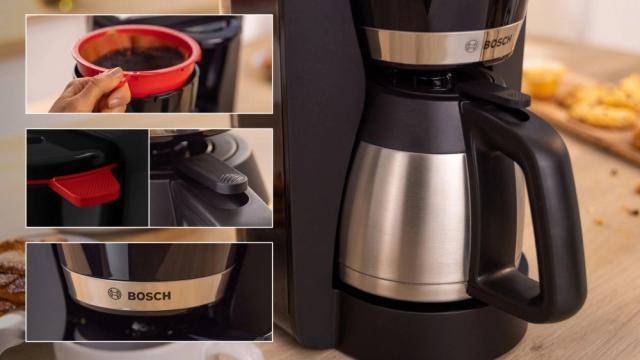 Кафемашина Bosch TKA6M273, Coffee maker, MyMoment, Black, Thermos stainles steel kettle