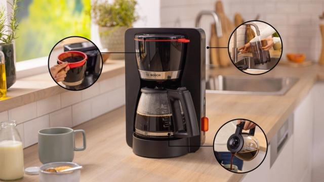 Кафемашина Bosch TKA4M233, Coffee maker, MyMoment, Black, Aroma+