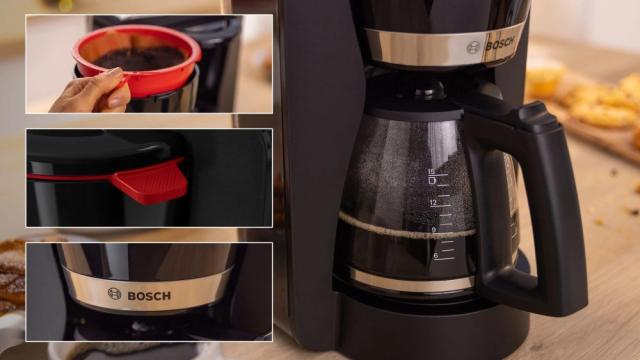 Кафемашина Bosch TKA4M233, Coffee maker, MyMoment, Black, Aroma+