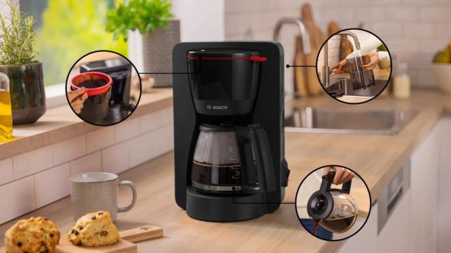 Кафемашина Bosch TKA2M113, Coffee maker, MyMoment, Black