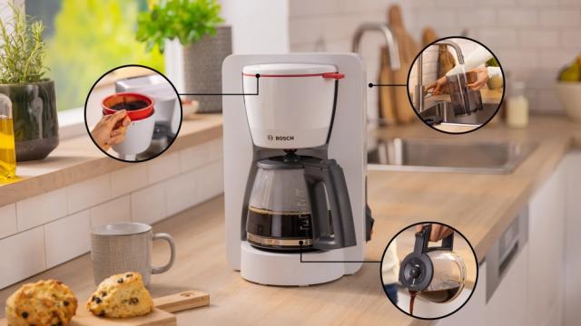 Кафемашина Bosch TKA2M111, Coffee maker, MyMoment, White
