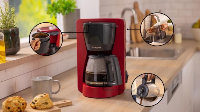 Кафемашина Bosch TKA2M114, Coffee maker, MyMoment, Red