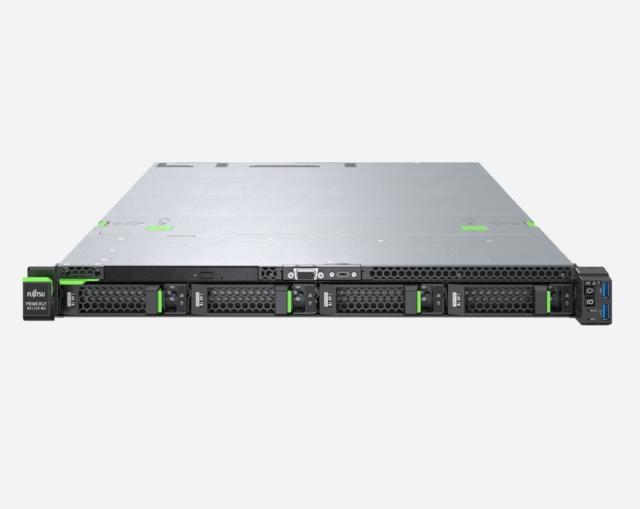 Сървър Fujitsu PRIMERGY RX1330 M5, Xeon E-2388G, 1x32GB U 3200 1R, Basic kit 4x2.5" SAS/SATA HP, 2xSSD M.2, Rack Mount kit, IRMCS6 ELCM Lic, 500W Power Supply, hot plug, titanium (96% efficiency), FTS wide/FTS, No power cord + Fujitsu PSAS CP 2100-8i
