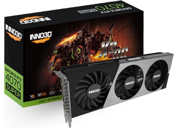 Видео карта Inno3D GeForce RTX 4070 Super 12GB GDDR6X X3 OC