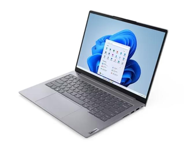 Лаптоп Lenovo ThinkBook 14 G6 Intel Core i7-13700H ( up to 5GHz, 24MB), 16GB DDR5 5200MHz, 512GB SSD, 14" WUXGA (1920x1200) IPS AG, Intel Iris Xe Graphics, 1080p&IR Cam, WLAN, BT, Backlit KB, FPR, Arctic Grey, DOS, 3Y