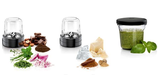 Аксесоар Bosch MUZ45XCG1, 3 in 1 accessory set for grinding, slicing and storage, suitable for MUM4, MUM5, MUM Series 2 and MUM Series 4