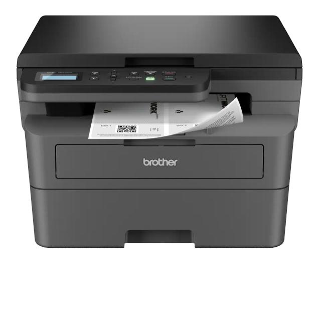 Лазерно многофункционално устройство Brother DCP-L2622DW, A4, монохромен, принтер/копир/скенер, 1200x1200 dpi, 34 стр/мин, Wi-Fi, USB