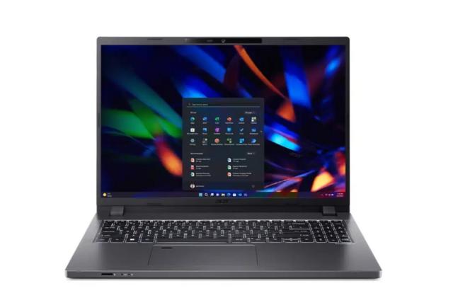 Лаптоп Acer Travelmate TMP216-51-52CJ, Intel Core i5 1335U (3.4GHz up to 4.6Ghz,12MB), 16'' WUXGA (1920 x1200) IPS, 16GB DDR4 3200, 512GB PCIe NVMe SSD, HDD upgrade kit, Intel UMA, TPM 2.0, MicroSD reader, FPR, WiFi 6AX, BT, KB backlight, Win 11 Pro 