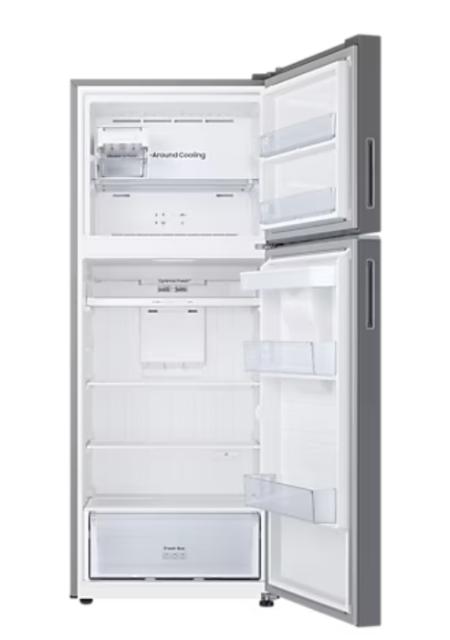 Хладилник Samsung RT42CG6724S9EO, Refrigerator, Top Freezer, All-Around Cooling, 412 l (314l/98l), No Frost, Energy Efficiency E, SpaceMax, WiFi, Stainless steel