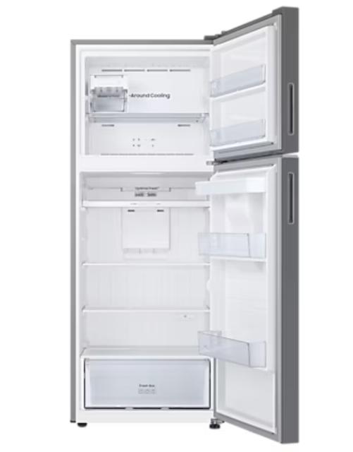 Хладилник Samsung RT42CG6724S9EO, Refrigerator, Top Freezer, All-Around Cooling, 412 l (314l/98l), No Frost, Energy Efficiency E, SpaceMax, WiFi, Stainless steel