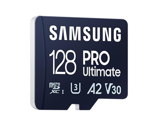 Памет Samsung 128GB micro SD Card PRO Ultimate with USB Reader , UHS-I, Read 200MB/s - Write 130MB/s, U3, V30, A2