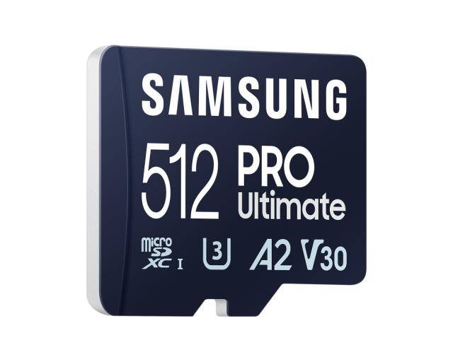 Памет Samsung 512GB micro SD Card PRO Ultimate with USB Reader , UHS-I, Read 200MB/s - Write 130MB/s, U3, V30, A2