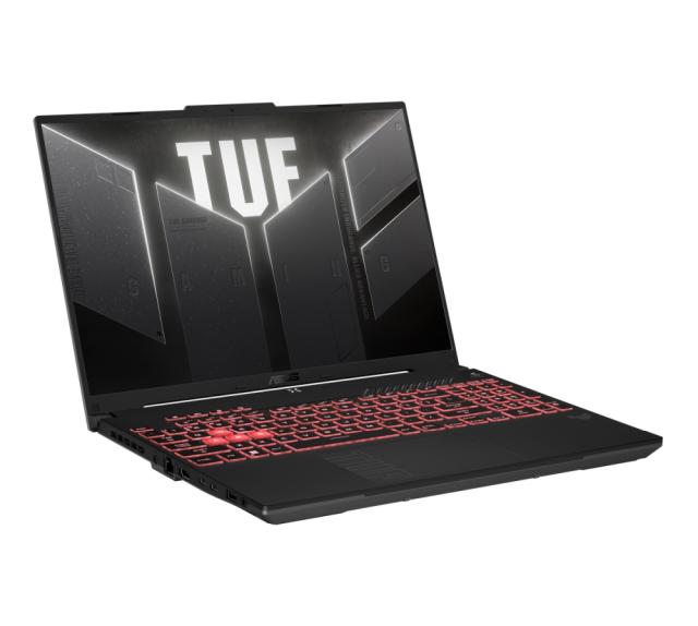 Лаптоп Asus TUF F16 FA607PV-N3021, AMD Ryzen 9 7845HX 3/5.2GHz, 16" FHD+ (1920x1200)165Hz,16GB DDR5, 1TB M.2 ,SSD,RTX 4060 GDDR6, Free DOS
