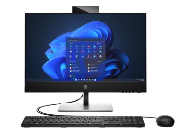 Компютър HP All-in-One ProOne 440 G9 R, Intel Core i5-13500T (1.6/4.6GHz, 24MB Cache), 23.8" (60.45cm) Full HD IPS Anti-Glare, 16GB DDR4, 512GB SSD NVMe, HDMI, DP, 1x USB 3.2 Gen 2 Type-C, Windows 11 Pro