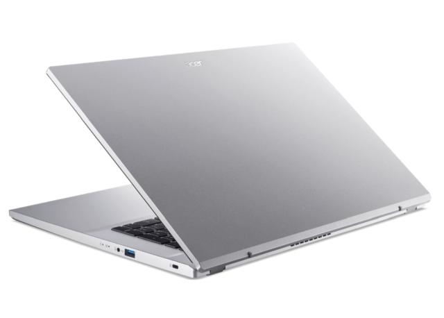 Лаптоп Acer Aspire 3, A317-54-32TL, Core i3 1215U, (up to 4.40Ghz, 10MB), 17.3" FHD (1920x1080) IPS SlimBezel AG, 1*8GB DDR4, 512GB SSD PCIe, Intel UMA Graphics,Cam&Mic, 802.11ac + BT, No OS, Silver