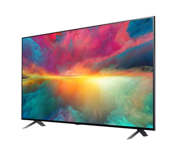 Телевизор LG 55QNED753RA, 55" 4K QNED (Quantum Dot NanoCell), UHD (3840x2160), DVB-T2/C/S2, a5 AI Processor, HDR 10 PRO, webOS Smart TV, ThinQ AI, 4K Upscaling, HGiG, WiFi, AI Sound Pro, Bluetooth, eARC (HDMI 2), CI, Miracast, AirPlay 2,Two Pole stan
