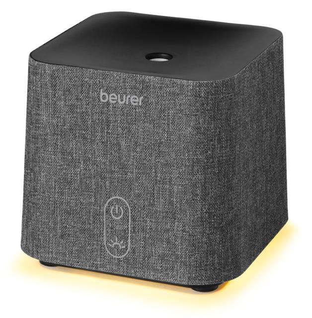 Ароматизатор Beurer LA 35 Aroma diffuser, Micro-fine ultrasonic atomisation, Two-level LED light, up to 20 m2, 12W, fabric cover, automatic switch-off