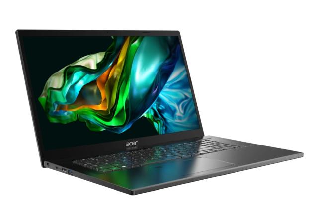Лаптоп Acer Aspire 5, A517-58M-566N, Intel Core i5-1335U (3.4GHz up to 4.6 GHz, 12MB), 17.3" FHD (1920 x 1080) IPS SlimBezel, 16GB LPDDR5, 512GB PCIe NVMe SSD, Intel UMA, Wifi 802.11AX, BT, FHD Cam+mic, KB Backlight, Free DOS