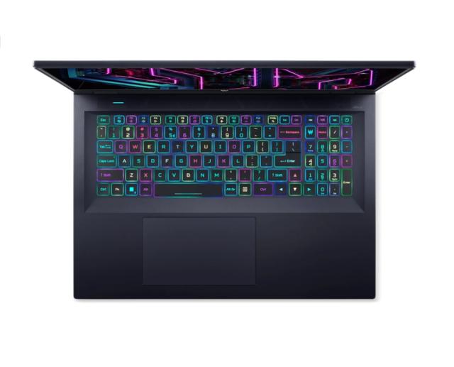 Лаптоп Acer Predator, PH18-72-9568, Intel Core i9-14900HX (up to 5.70GHz, 36MB) 18" WQXGA(2560x1600) IPS 240Hz, 2*16GB DDR5 5600MHz, 2048GB PCIe NVMe SSD, RTX 4080 12GB GDDR6, Micro SD, Killer WiFi7 802.11ax, BT, FHDcam, RGB-backlit Kb, Black, Win 11