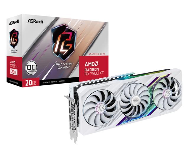 Видео карта Asrock RX 7900 XT 20GB Phantom Gaming White OC