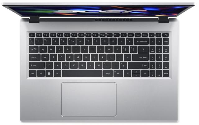 Лаптоп Acer Extensa EX215-33-34RK, Intel Core i3-N305 (up to 3.8 GHz, 6MB), 15.6" FHD (1920x1080), 8GB LPDDR5, SSD 512GB NVMe, Intel UMA, 802.11ac+ax, HD camera, BT, Win 11 Pro EDU, 2Y Warranty, Silver