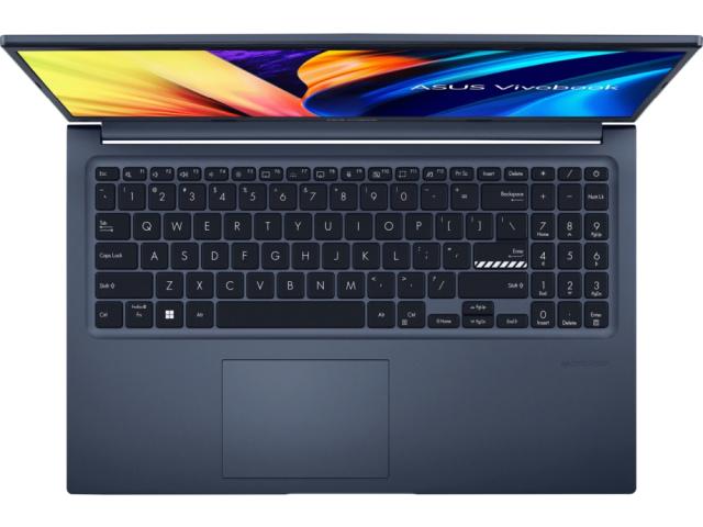 Лаптоп Asus Vivobook X1502ZA-BQ521, Intel Core i5-1235U 10C (0.9/4.4GHz, 12M), 15.6" FHD,(1920x1080),16GB, SSD 512GB, No OS, Quiet Blue