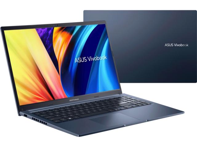 Лаптоп Asus Vivobook X1502ZA-BQ521, Intel Core i5-1235U 10C (0.9/4.4GHz, 12M), 15.6" FHD,(1920x1080),16GB, SSD 512GB, No OS, Quiet Blue