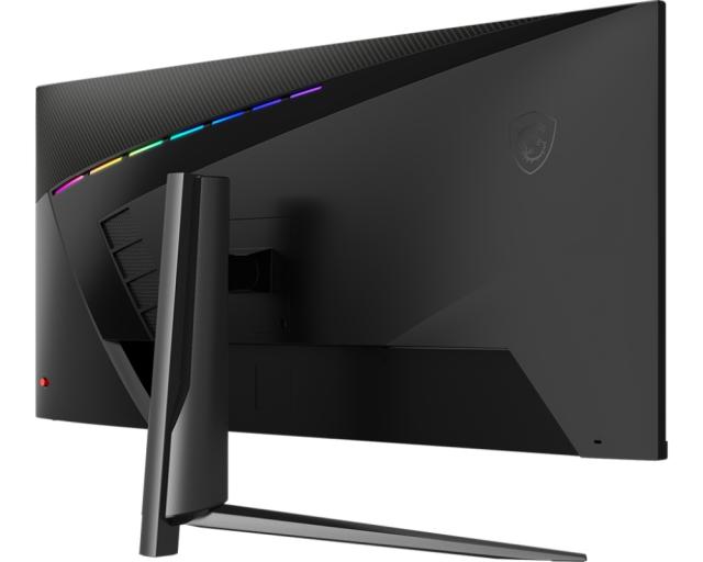 Монитор MSI MAG401QR, 40", 155Hz, 3440x1440 (UWQHD), IPS, Flat, 21:9, VESA DisplayHDR 400, Adaptive Sync, KVM, Gaming Intelligence APP, Night Vision, 2x HDMI, DP, 1 x Type-C (DP alt. with PD 65W), 2 x USB 2.0 Type-A, Tilt, PIP and PBP, VESA 100, 9S6-