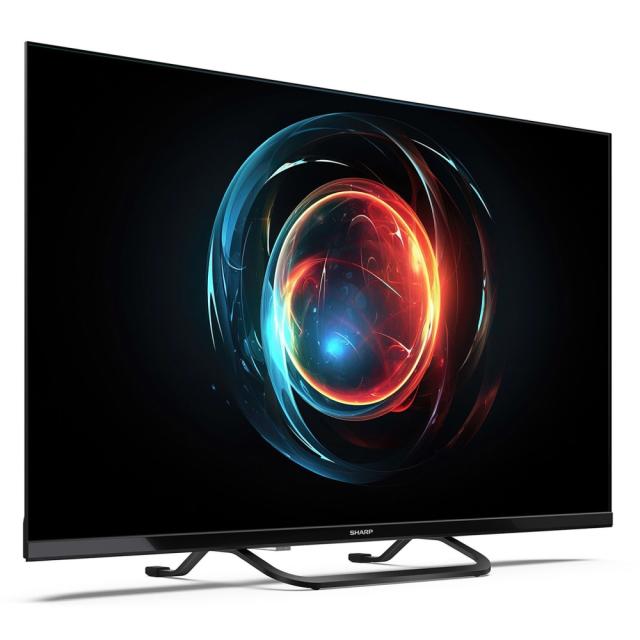 Телевизор Sharp 32FH8E, 32" LED Android TV, FULL HD 1920x1080 Frameless, 1 000 000:1, DVB-T/T2/C/S/S2, Active Motion 400, HARMAN/KARDON, Speaker 2x12W, Dolby Digital, Google Assistant, Chromecast Built-in, 3xHDMI, 3.5mm Headphone jack / line-out, 2xU