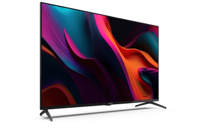 Телевизор Sharp 43GL4260, 43" LED  Google TV, 4K Ultra HD 3840x2160 Frameless, AQUOS, 1 000 000:1, DVB-T/T2/C/S/S2, Active Motion 1000, HDR10, Dolby Atmos, Dolby Vision, Google Assistant, Chromecast Built-in, HDMI 2.1 with eARC, 3.5mm Headphone jack 