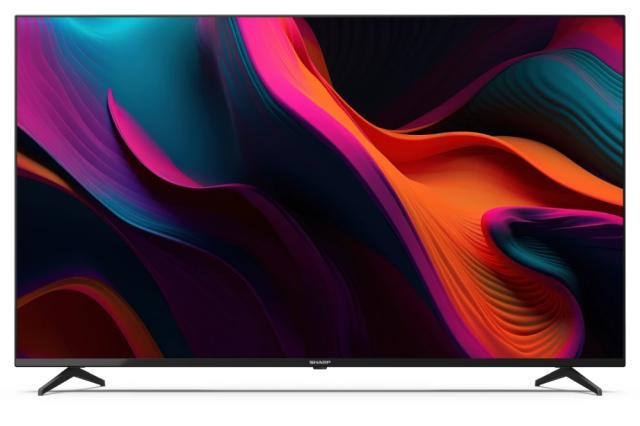 Телевизор Sharp 50GL4260E, 50" LED  Google TV, 4K Ultra HD 3840x2160 Frameless, AQUOS, 1 000 000:1, DVB-T/T2/C/S/S2, Active Motion 1000, HDR10, Dolby Atmos, Dolby Vision, Google Assistant, Chromecast Built-in, HDMI 2.1 with eARC, 3.5mm Headphone jack