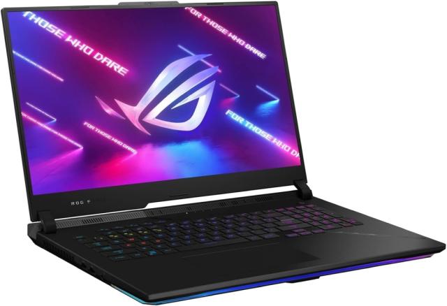 Лаптоп Asus ROG Strix SCAR 17 G733PYV-LL046W, AMD Ryzen 9 7945HX3D (2.3 - 5.4 GHz, 128 MB cache), 17.3" (43.94 cm) WQHD, 240Hz, NVIDIA GeForce RTX 4090 16G, 32GB DDR5, 1TB + 1TB PCIe 4.0 (RAID 0), Windows 11 Home 