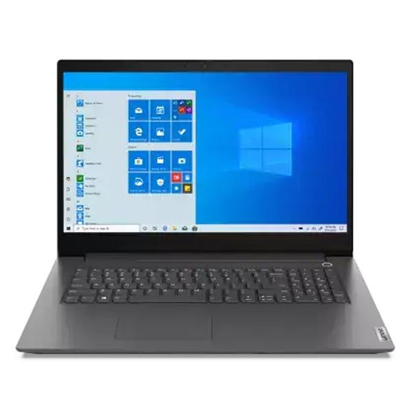 Лаптоп Lenovo V17 G4, Intel Core i7-1355U 12C(up to 5GHz, 12MB), 16GB DDR4 3200MHz (8+8), 512GB SSD, 17.3" FHD (1920x1080) IPS AG, Intel Iris Xe Graphics, WLAN, BT, HD 720p Cam, BKLT KB, Iron Grey, FPR, DOS, 3Y CCI