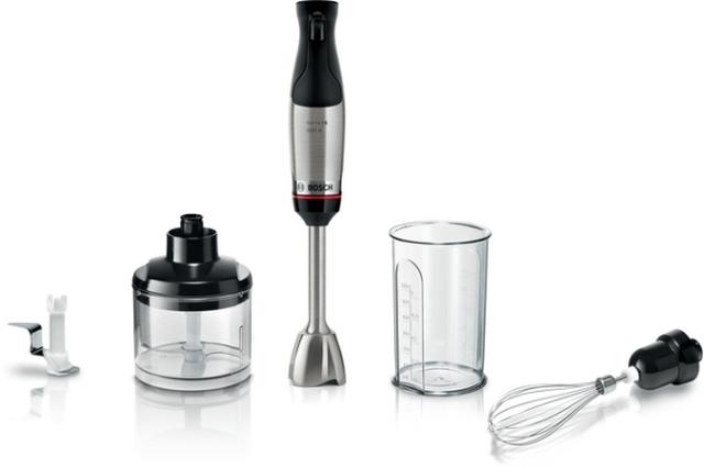Пасатор Bosch MSM6M622, SER6, Blender, ErgoMaster, 1000 W, Dynamic Speed Control, QuattroBlade System Pro, Included Blender, Chopper & Measuring cup, Stainless steel