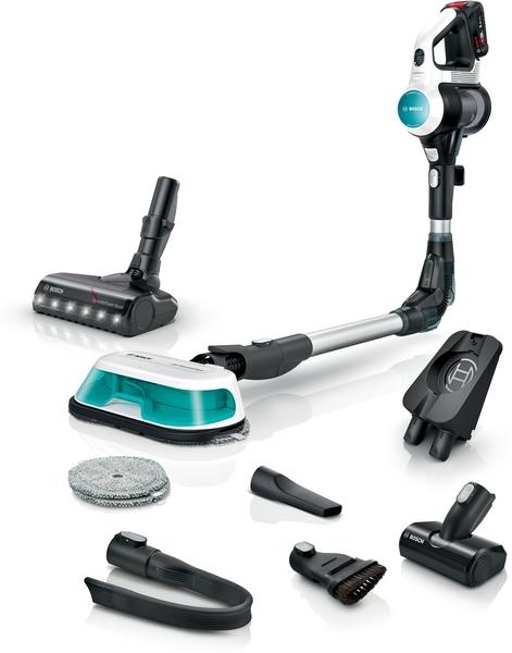 Прахосмукачка Bosch BCS71HYG3, Cordless Handstick Vacuum Cleaner, Unlimited 7, ProHygienic Aqua, 2in1 for wet & dry cleaning, White