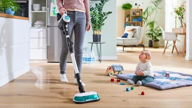 Прахосмукачка Bosch BCS71HYG3, Cordless Handstick Vacuum Cleaner, Unlimited 7, ProHygienic Aqua, 2in1 for wet & dry cleaning, White