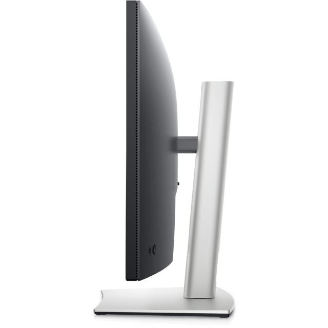 Монитор Dell P3424WE, 34" Curved, WQHD AG, IPS, 21:9, 5ms, 1000:1, 300 cd/m2, (3440x1440 ), 99% sRGB, HDMI, DP, USB-C PD of up to 90W, USB 3.2 hub, KVM ports, RJ45, ComfortView Plus, Height Adjustable, Swivel, Tilt, Black