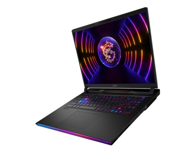 Лаптоп MSI Raider GE78 HX 14VIG, i9-14900HX 24C (1.6/5.8GHz, 36M), 17.0" (43.18 cm) QHD+, 240Hz, NVIDIA GeForce RTX 4090 16GB, HM770, 64GB DDR5, 2TB NVMe Gen4x4 SSD, Killer Wi-Fi 7, Win 11 Pro