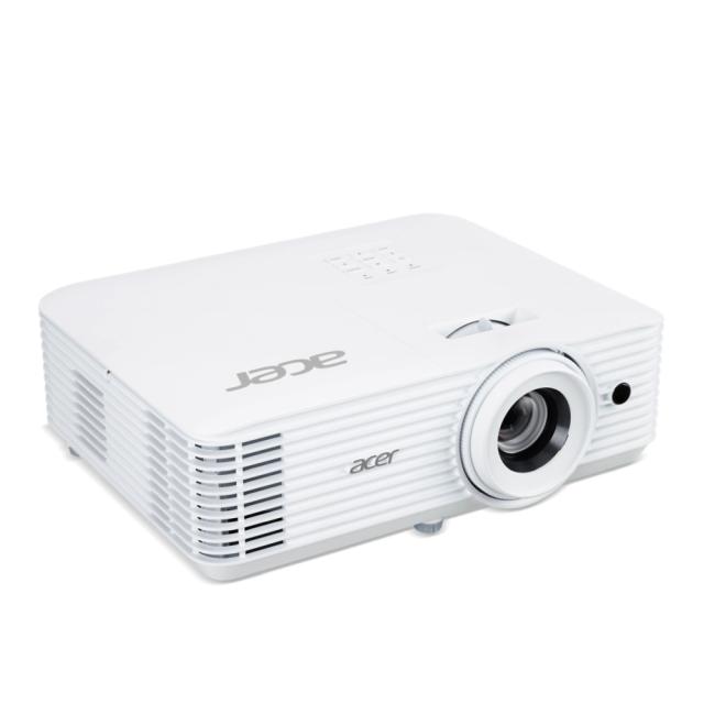 Мултимедиен проектор Acer Projector H6815ATV , DLP, 4K UHD (3840x2160), 4000 ANSI Lm, 10 000:1, HDR Comp., 24/7 oper., AndroidTV V10.0, 2xHDMI, VGA in, RS232, Audio in/out, SPDIF, 10W, 3.1Kg, Lamp life up to 12000 hours, White+Logitech Wireless Prese