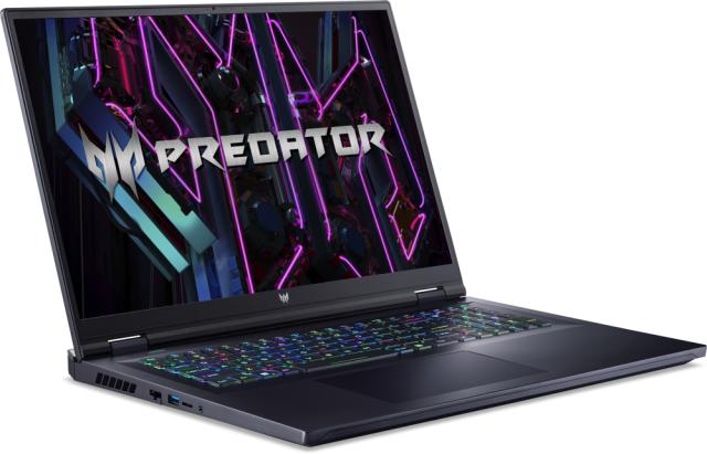 Лаптоп Acer Predator Neo PHN18-71-7972, Intel Core i7-14650HX (up to 5.10GHz, 30MB), 18" WQXGA (2560x1600) IPS 165Hz, 16GB DDR5 5600MHz, 1024GB PCIe NVMe SED SSD, RTX 4060 8GB GDDR6, Wi-Fi 6 AX INTEL Killer, BT, HDcam+mic, RGB-backlit Kb, Black, No O
