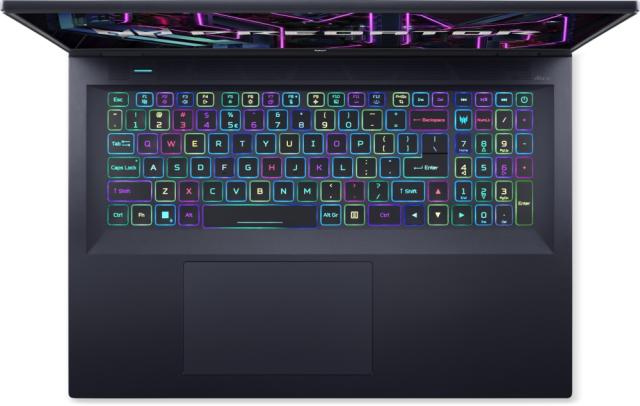 Лаптоп Acer Predator Neo PHN18-71-96ML, Intel Core i9-14900HX (up to 5.70GHz, 36MB), 18" WQXGA (2560x1600) IPS 165Hz, 16GB DDR5 5600MHz, 1024GB PCIe NVMe SED SSD, RTX 4070 8GB GDDR6, Wi-Fi 6 AX, RGB-backlit Kb, Free DOS