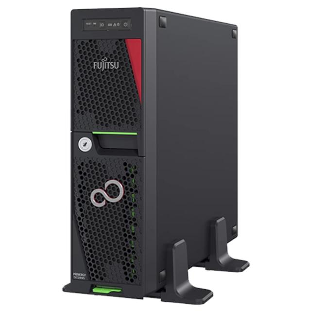 Сървър Fujitsu PRIMERGY TX1320 M5, Intel Xeon E-2388G 8C/16T 3.20 GHz, 1x32GB 2Rx8 DDR4-3200 U ECC, NO HDD, Max.8x(4x+4x)x2.5" HP, RAID 0/1/10, 2x1GB(RJ45), ErP Lot9 conf.for 8x HDDs, iRMCS6 eLCM Licinse prel., No PCord, TPM 2.0 V1, PSU 500W HP, FTS 
