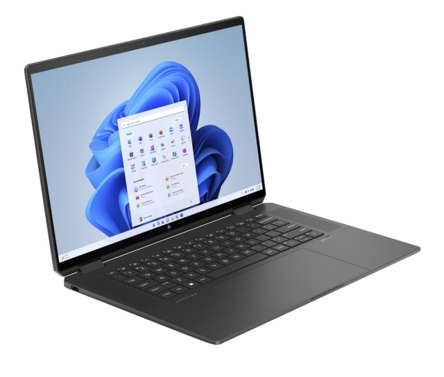 Лаптоп HP Spectre x360 16-aa0026nn Nightfall Black Ultra 7-155H(up to 4.8GH/24MB/16C), 16" WQXGA 400 nits 120Hz Touch, 16GB LPDDR5X on-board, 2TB PCIe SSD, WiFi 7 + BT5.4, FPR, Backlit Kbd, 6 Cell Batt, Win 11 Home