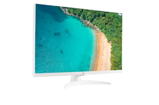Монитор LG 27TQ615S-WZ, 27" (68.58cm) IPS, Smart webOS, TV Tuner DVB-T2/C /S2, 1000:1, Mega DFC, 250cd, Full HD (1920 x 1080), Wi-Fi, LAN, AirPlay, HDMI, CI Slot, USB 2.0, Bluetooth, AI Sound, Speakers, White